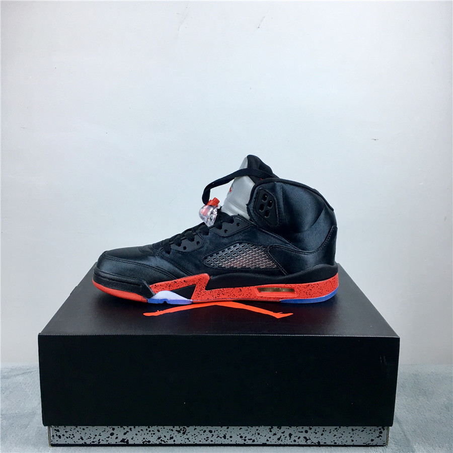 Air Jordan 5 Satin Bred Shoes - Click Image to Close